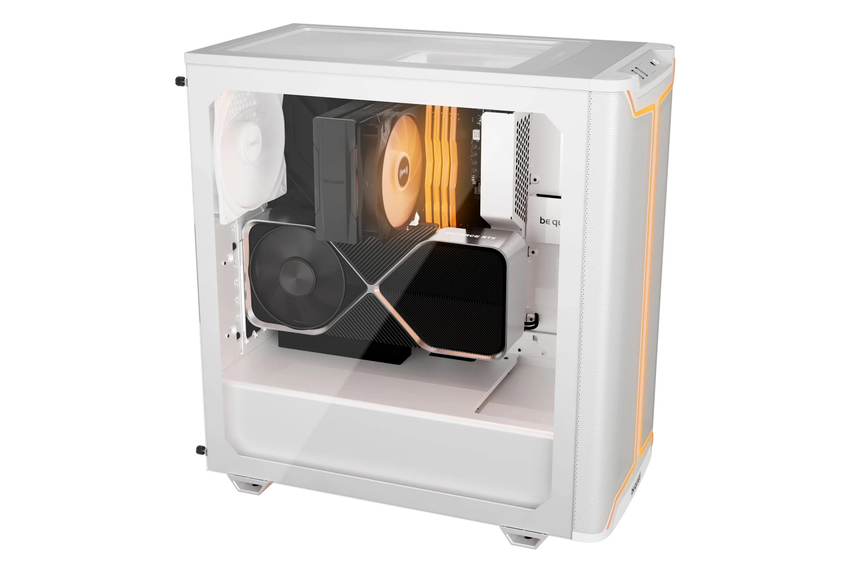 be quiet! PURE BASE 501 DX ATX Case (白色/White)(CA-B501DXW)