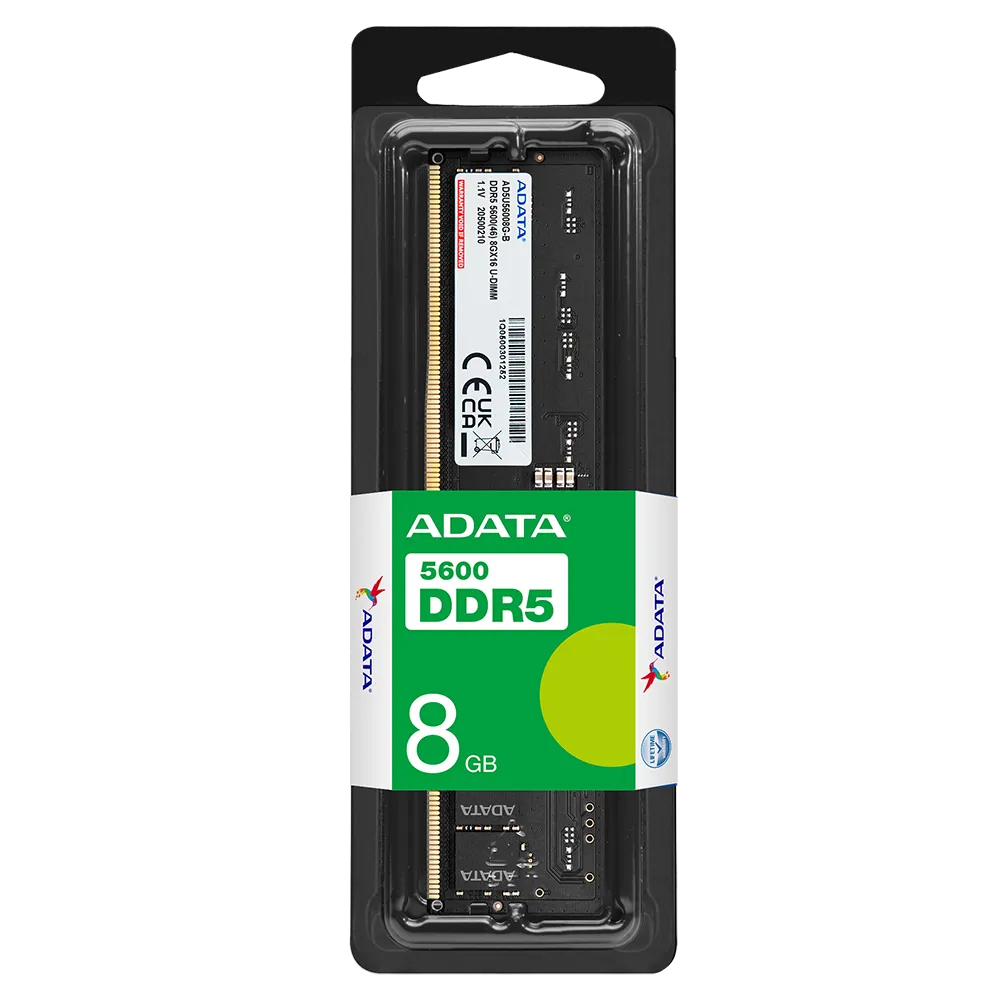 ADATA Desktop Value 8GB 單條 (1x8GB) D5-5600C46 (AD5U56008G-S)