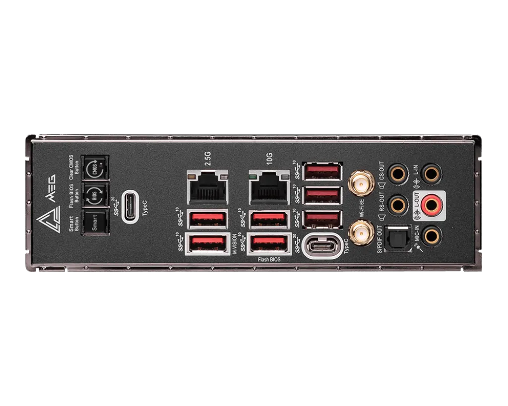 MSI 微星 MEG X670E GODLIKE ATX 主機板 (DDR5/Wi-Fi/藍牙/AM5)