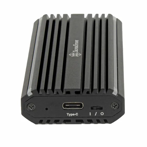 SilverStone 銀欣 MS13 USB-C 3.2 Gen2 10Gbps NVMe / SATA M.2 SSD RGB enclosure