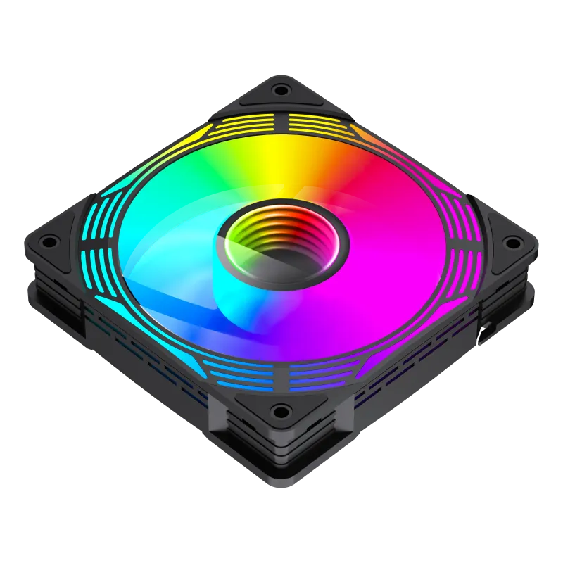 GameMax KF300R Reverse 12cm Black Frame ARGB Fan (3把反向黑色套裝)(KF300R BK)