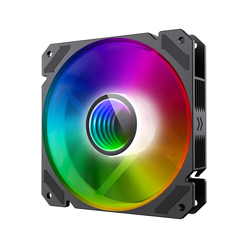 GameMax FN12A Rainbow C9 Infinity 12cm ARGB Fan (單把黑色)(FN-12Rainbow-C9-Infinity)