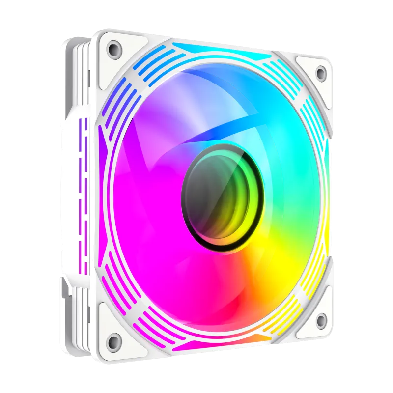 Gamemax C8 INFINITY Reverse 12cm White frame ARGB Fan (單把反向白色)(FN12A-C8I-RW)