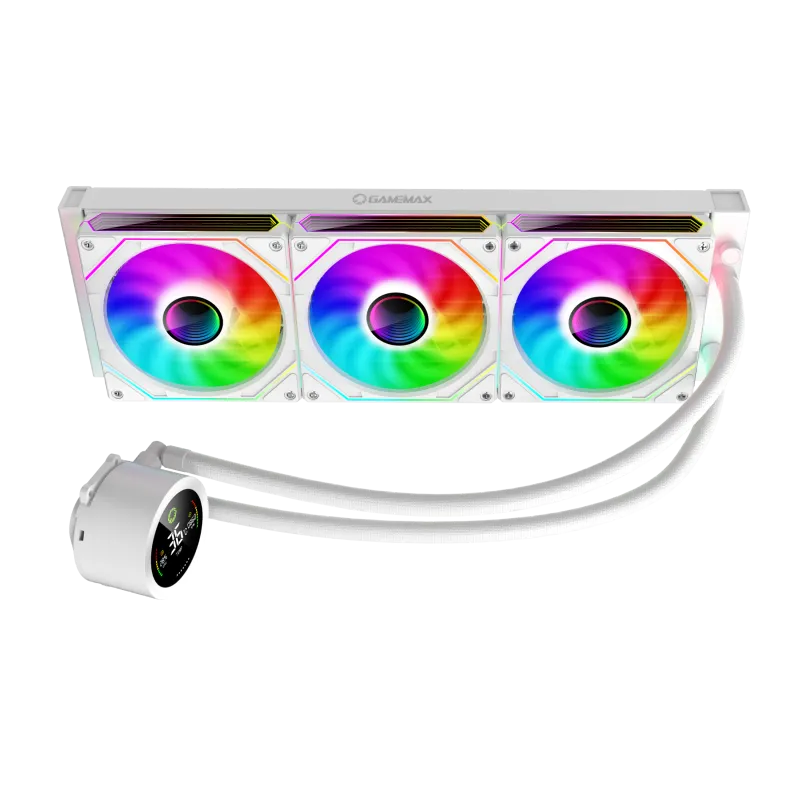 Gamemax IceBurg 360 Digital ARGB 白色水冷散熱器(AIO)