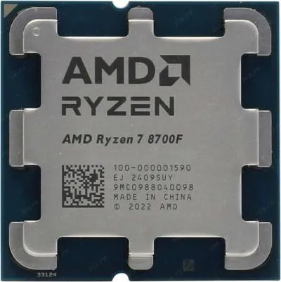 AMD Ryzen7 8700F Tray版 8核16線程 AM5處理器 無內顯 3年保 (需另加顯示卡)(100-000001590 (AM5)