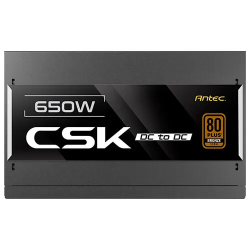 Antec 安鈦克 CSK650DC 650W 銅牌火牛 80+ Bronze 全黑扁線 5年保