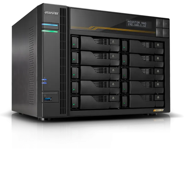 Asustor 華芸AS6810T 10-Bay NAS 網路儲存伺服器