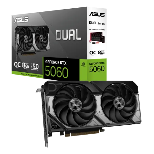 ASUS 華碩 Dual GeForce RTX 5060 OC 8GB GDDR7 顯示卡雙風扇超頻版