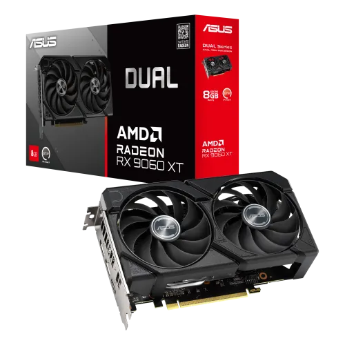 ASUS 華碩 Dual AMD Radeon RX 9060XT 8GB GDDR6 顯示卡雙風扇版