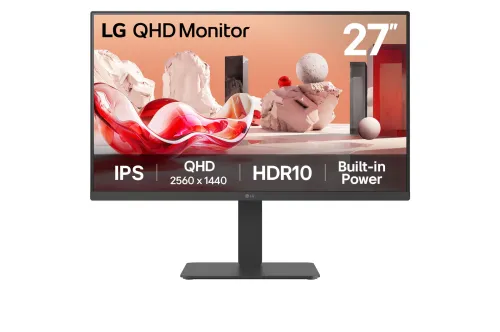 LG 樂金 27" 27BA45QB-B 平面顯示器 ( IPS/ 2560x1440/ 75Hz/ HDMI&DP/ VESA100/ 高低升降)