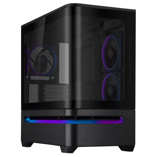 ASUS 華碩 Prime AP202 TG ARGB Micro-ATX Case (風扇版)(黑色/Black)(CA-AAP202A)
