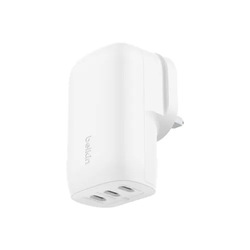 Belkin-BoostCharge-Pro-67W-3-連接埠-USB-C®-家用充電器(WCC002myWH)