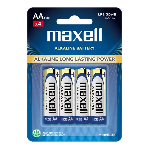 Maxell-LR6(GD)-4B-鹼性乾電池-(AA-4粒裝)(4902580163839)