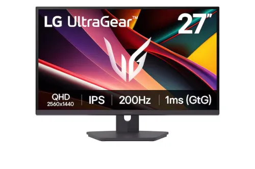LG 樂金 27" UltraGear 27G610A-B QHD平面電競顯示器 ( IPS/ 2560x1440/ 200Hz/ HDMI&DP/ VESA100/ 高低升降)
