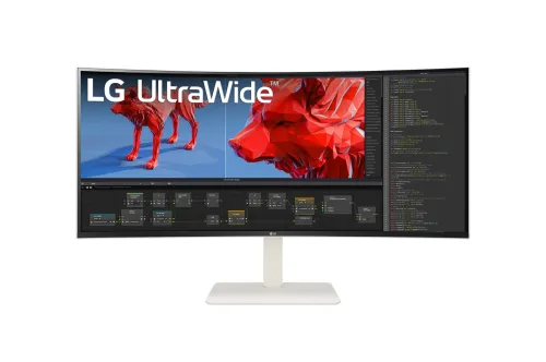 LG 樂金 38" UltraWide 38WR85QC-W 曲面商務顯示器 ( Nano-IPS/ 3840x1600/ 144Hz/ HDMI&DP&Type-C/ VESA100/ 高低升降/ 2300R)