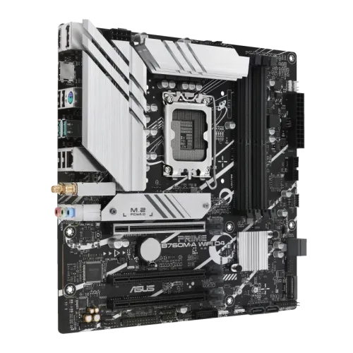 Asus 華碩 Prime B760M-A WiFi D4 Micro-ATX 主機板 (DDR4/Wi-Fi/藍牙/LGA 1700)
