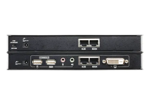 Aten-USB-DVI-Cat-5-KVM-Extender-(1024-x-768@60m)(CE600)